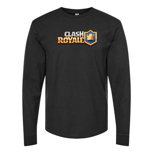 Youth Kids Clash Royale Game Long Sleeve T-Shirt