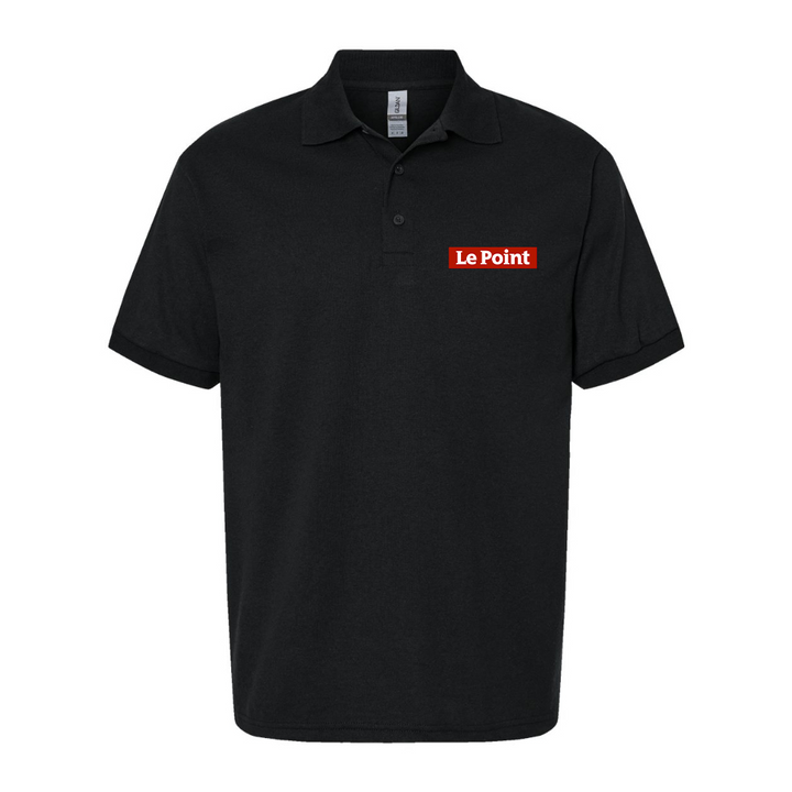 Men's Le Point Dry Blend Jersey Polo - Black