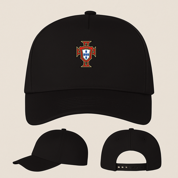 Portugal National Soccer Team Five Panel Twill Snapback Cap