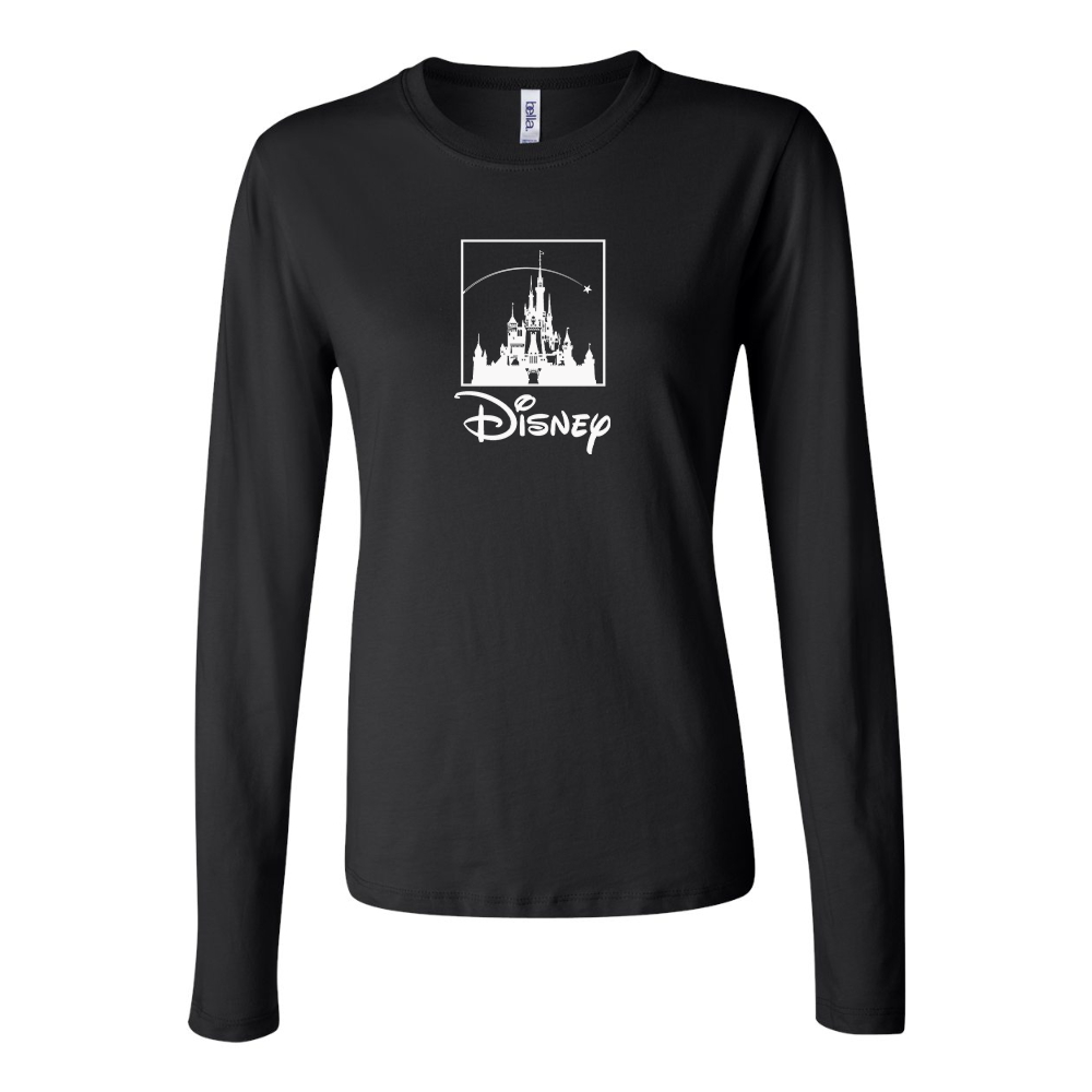 Women's Walt Disney Cartoon  Long Sleeve T-Shirt