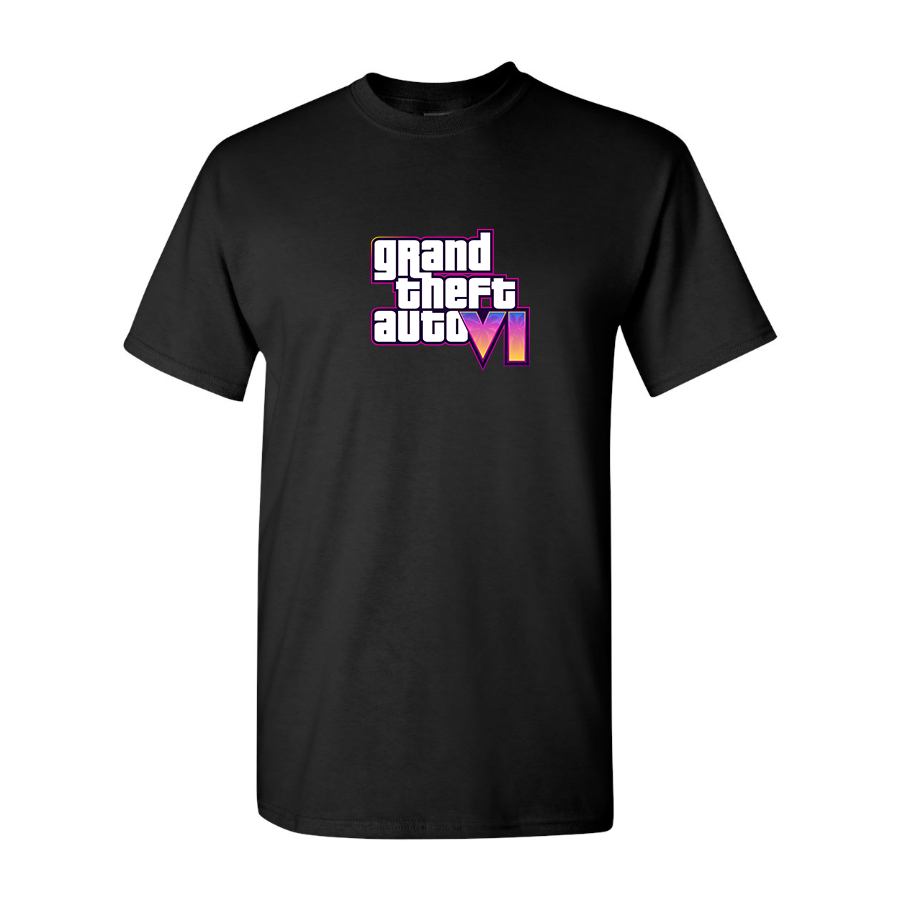 Men's GTA 6 Grand Theft Auto VI Cotton T-Shirt Game