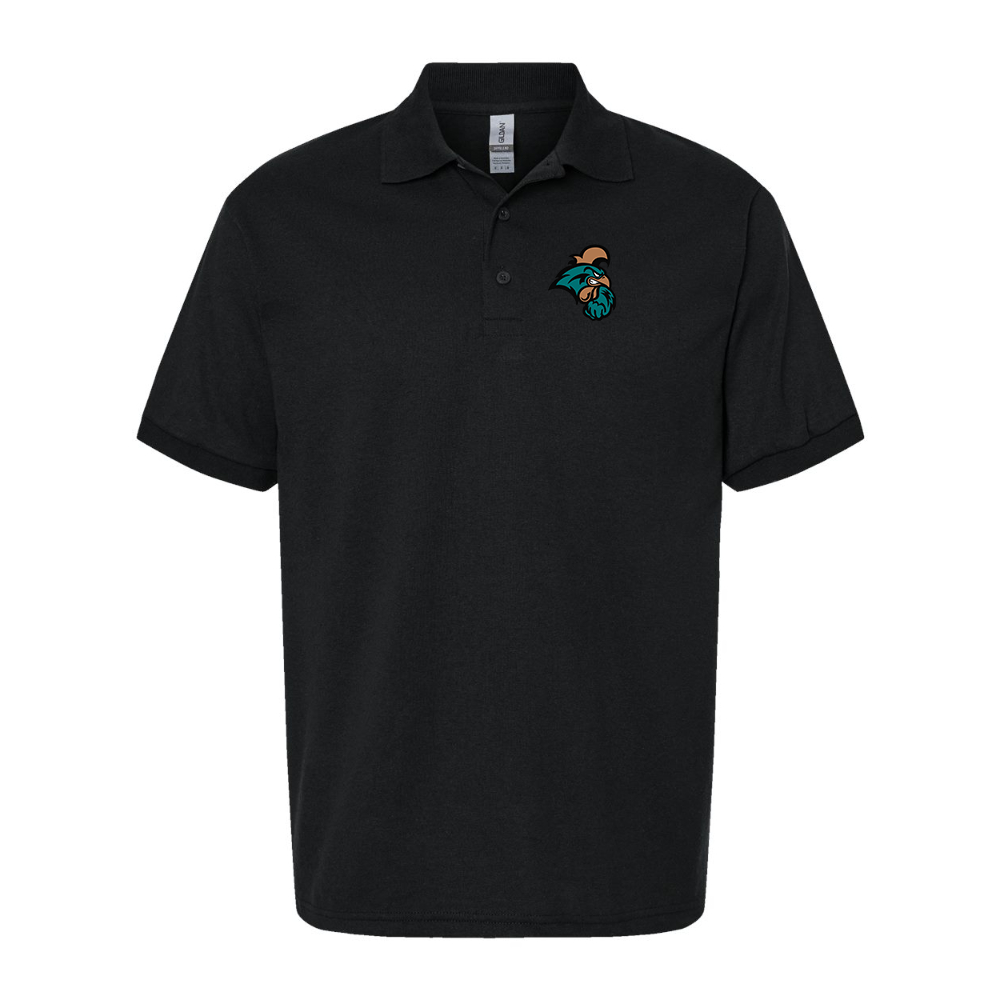 Men's Coastal Carolina Chanticleers Dry Blend Jersey Polo - Black