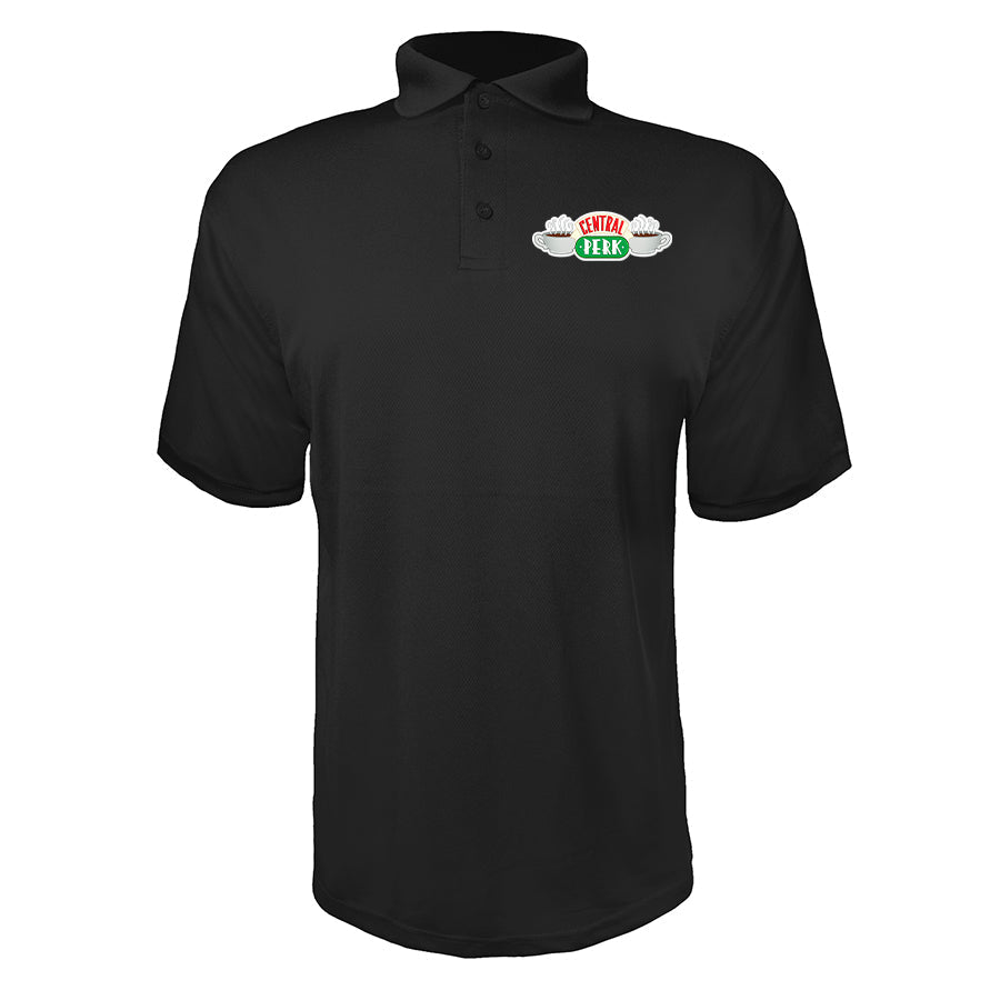 Men's Central Perk Friends Show Polyester Polo