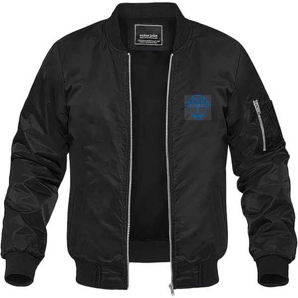 Men's Division I FBS Independents Lightweight Bomber Jacket Windbreaker Softshell Varsity Jacket Coat