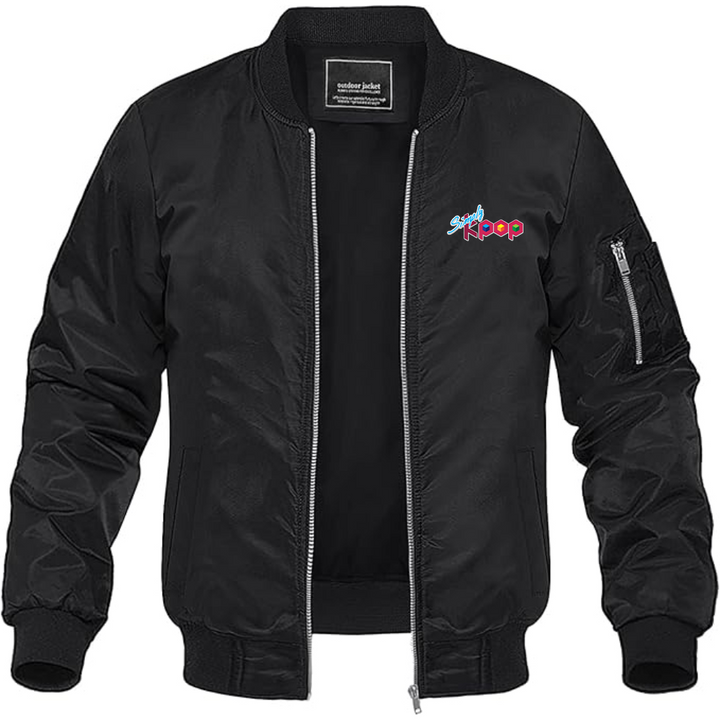 Men's Simply Kpop Lightweight Bomber Jacket