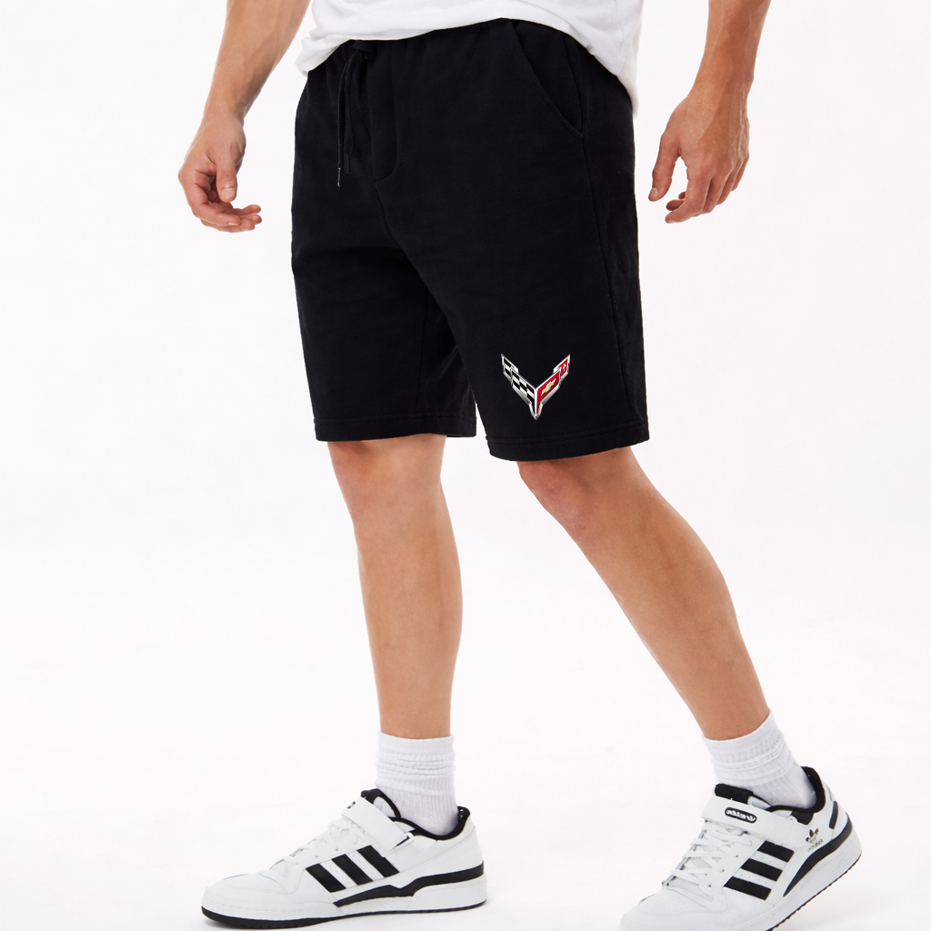 Men's Chevrolet Corvette Car Athletic Fleece Shorts