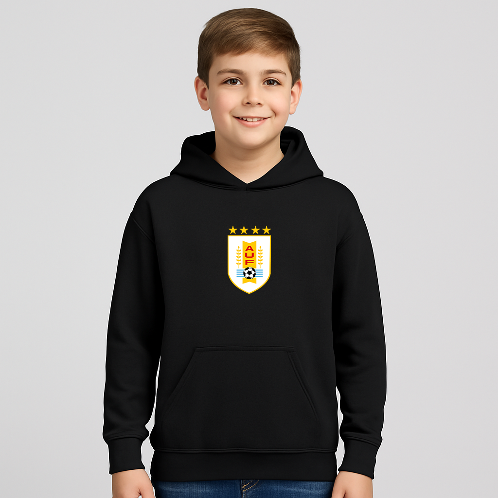 Youth Kids Uruguay National Soccer Team Pullover Hoodie