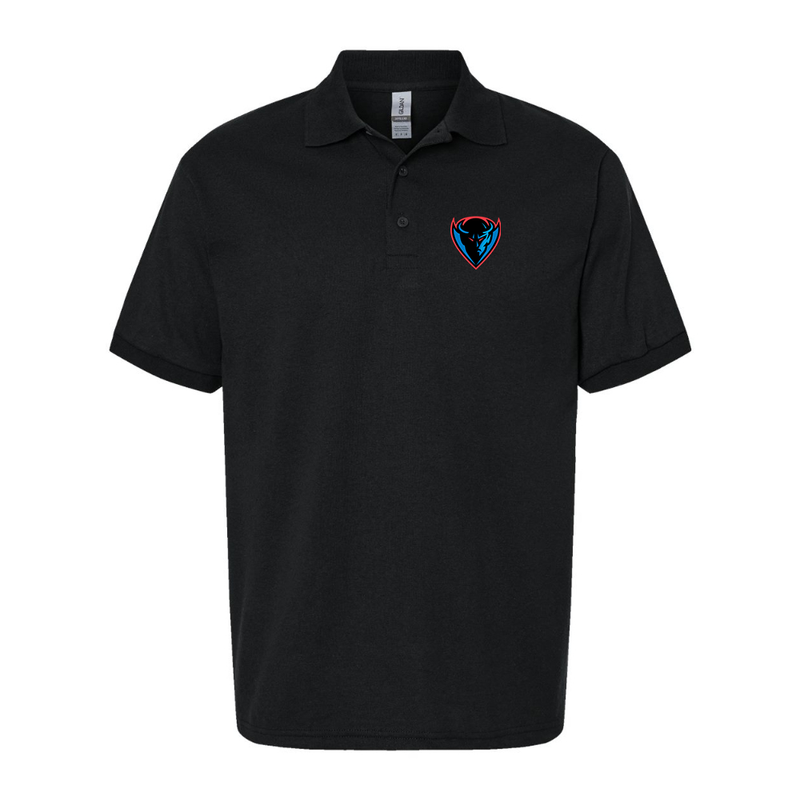 Men's DePaul Blue Demons Dry Blend Jersey Polo