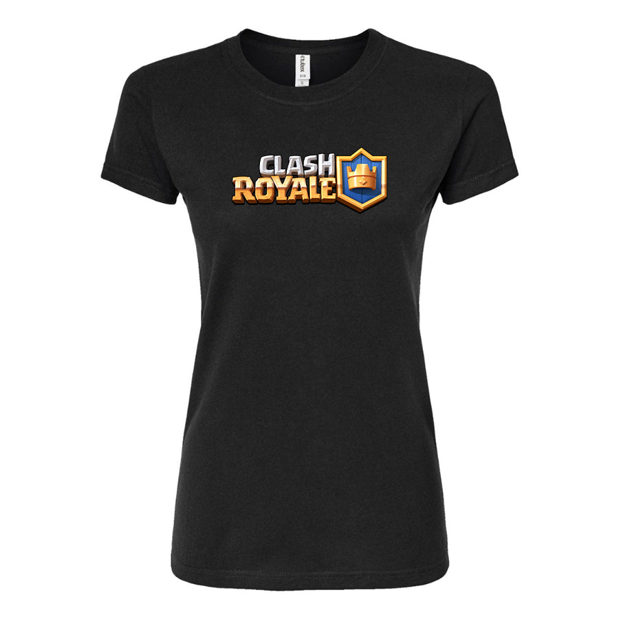 Women's Clash Royale Game Round Neck T-Shirt