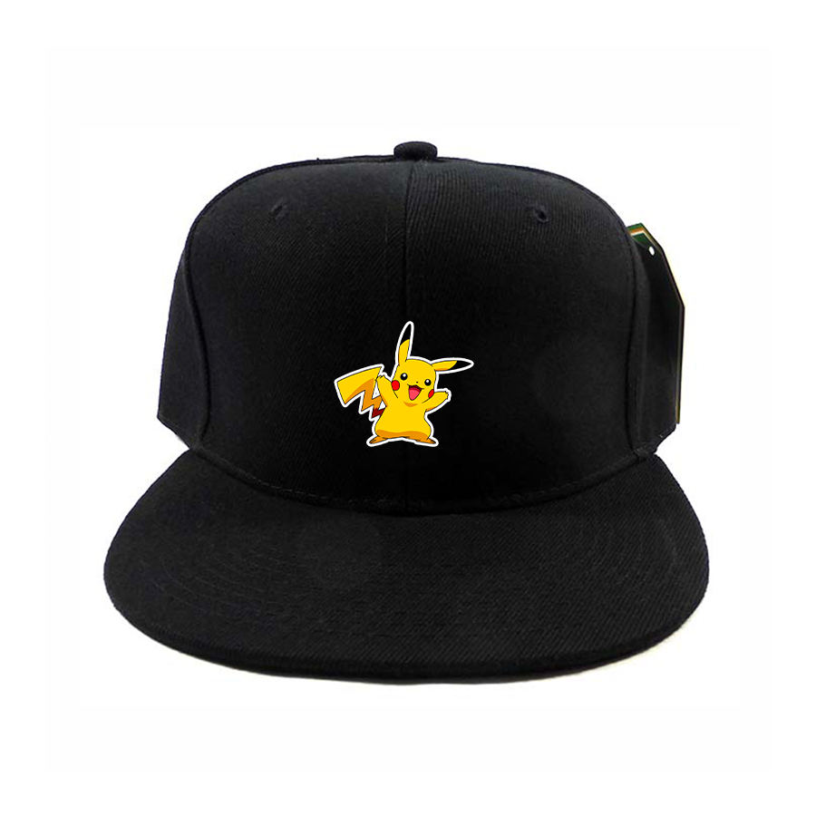 Pikachu Cartoon Snapback Hat
