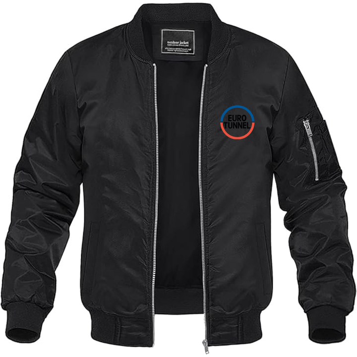 Men's Eurotunnel Logo Lightweight Bomber Jacket