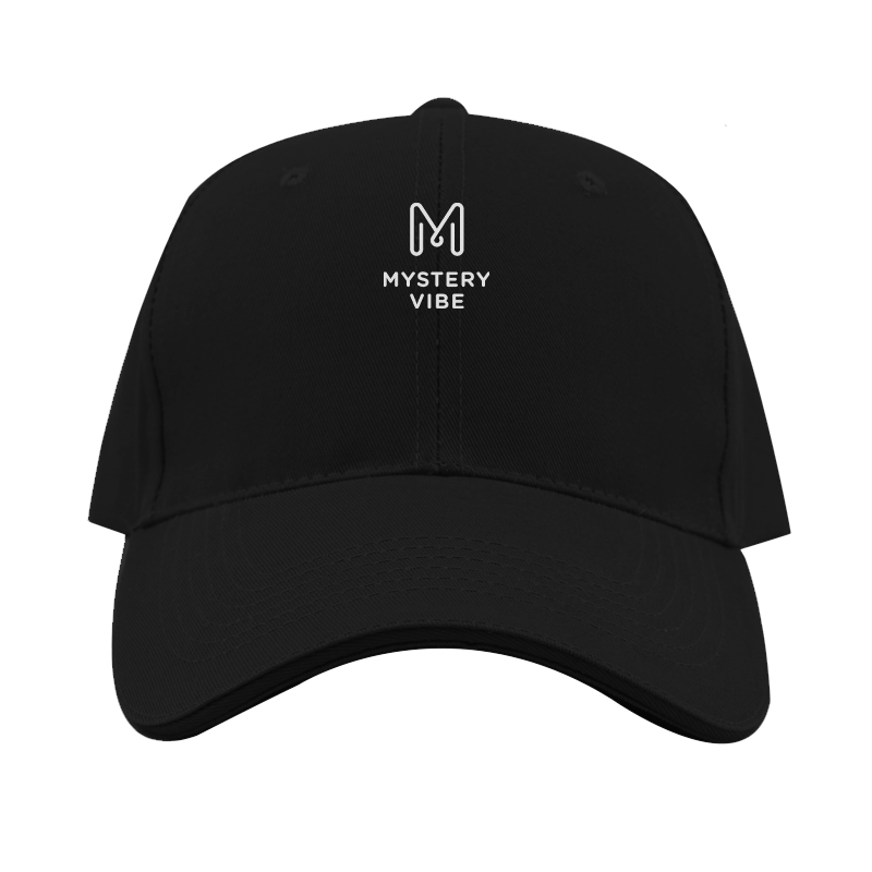 Mystery Vibe Logo Dad Baseball Cap Hat