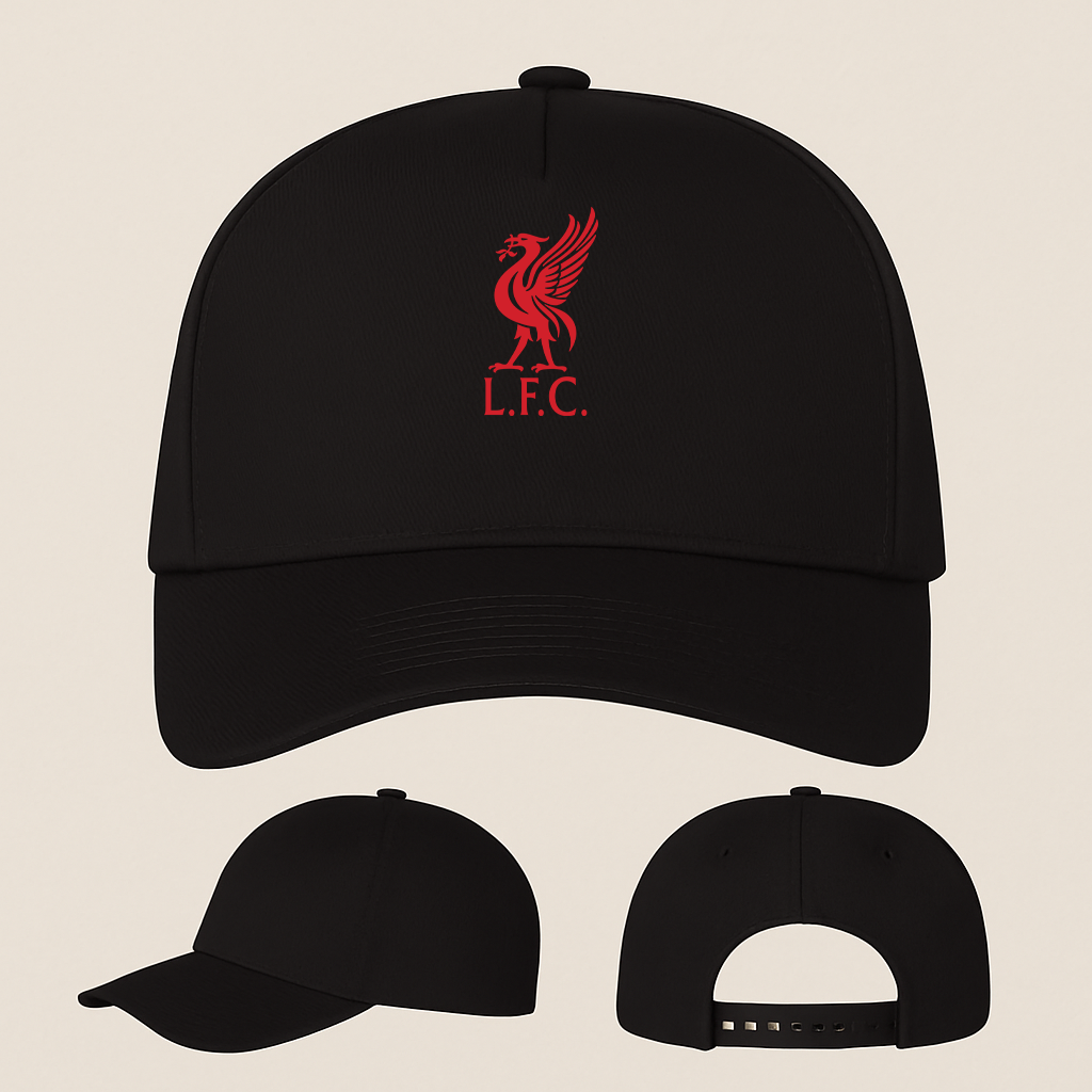 Liverpool L.F.C Soccer Five Panel Twill Snapback Cap