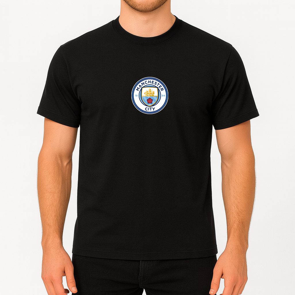 Men's Manchester City Soccer Cotton T-Shirt