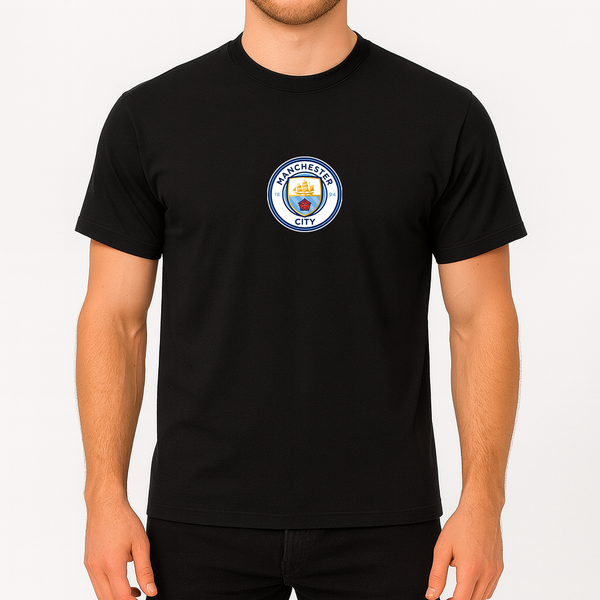 Men's Manchester City Soccer Cotton T-Shirt