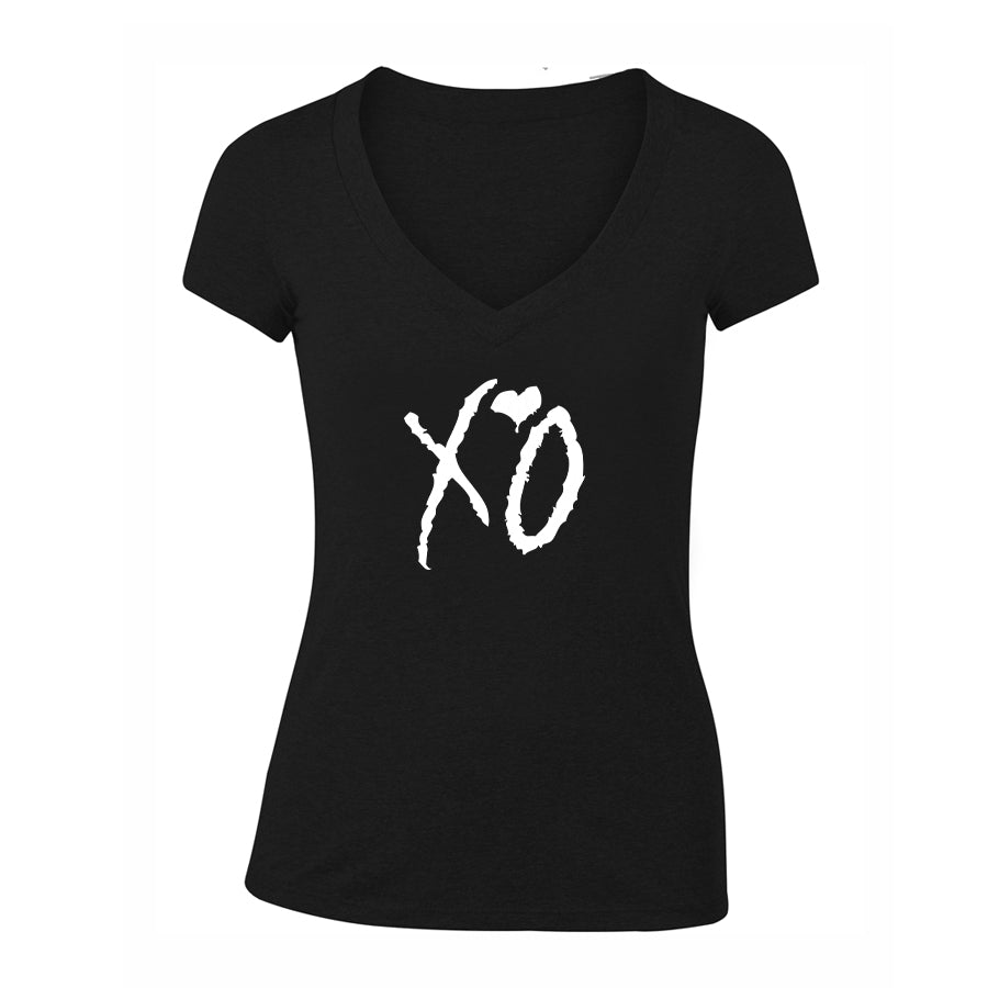 Women's The Weeknd XO Music V-Neck T-Shirt