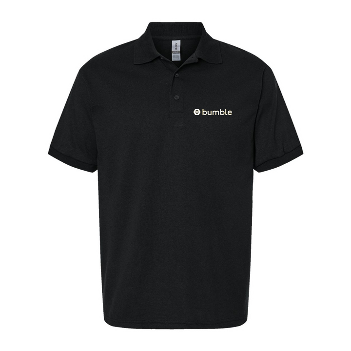 Men's Bumble Logo Dry Blend Polo - Black