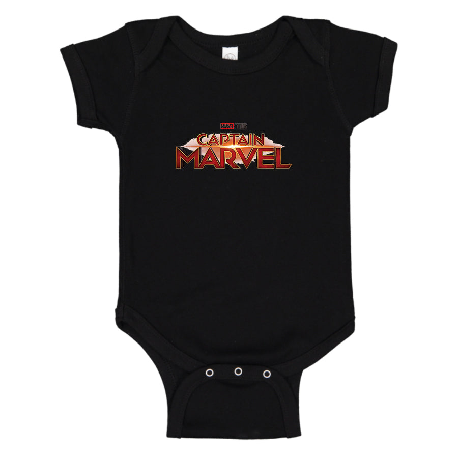 Captain Marvel Superhero  Baby Romper Onesie