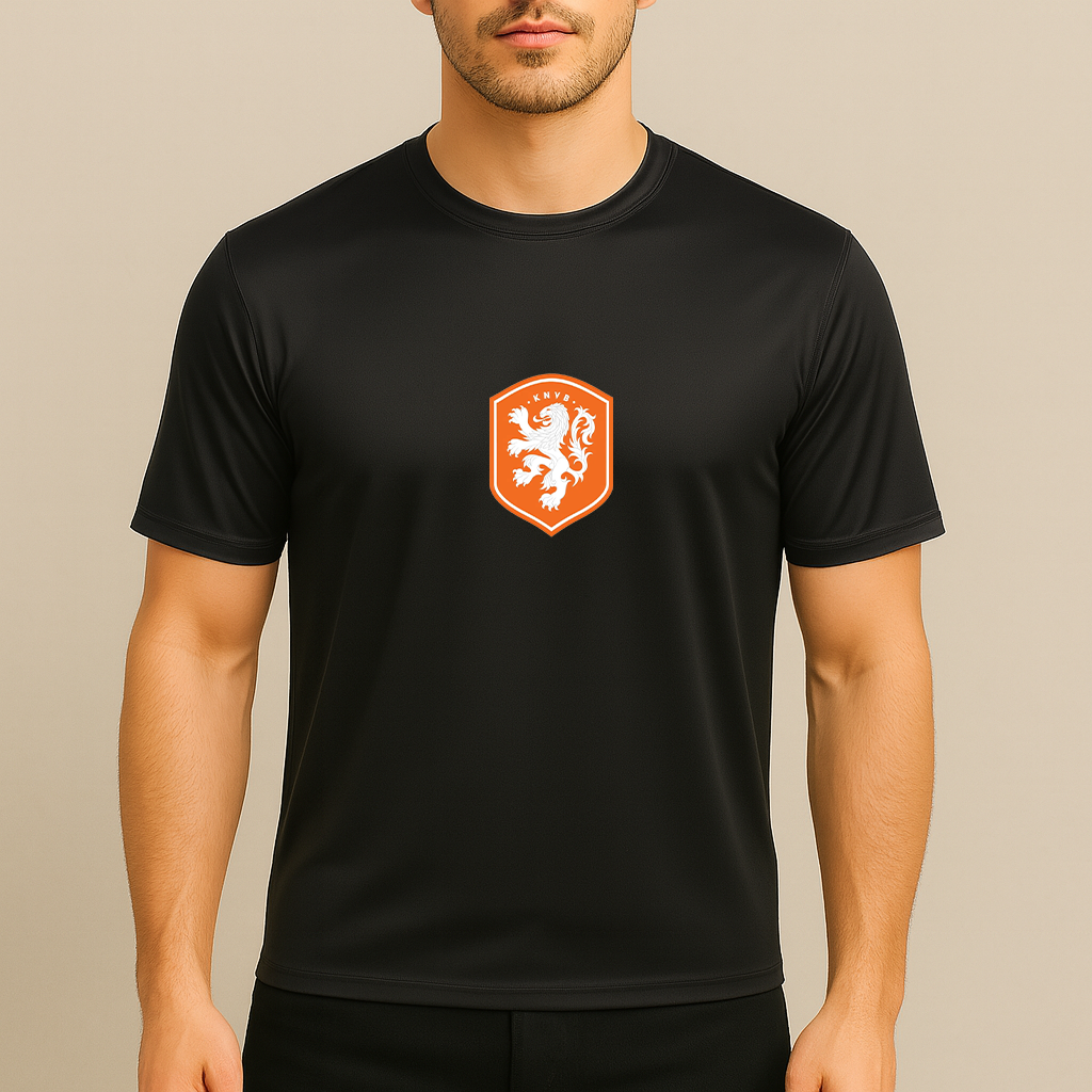 Men's Netherlands National Soccer Team Polyester T-Shirt