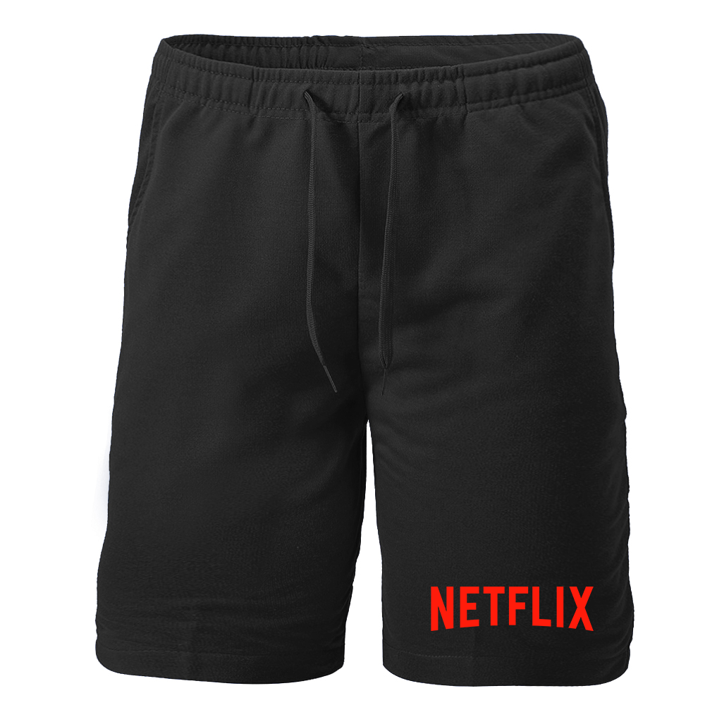 Men's Netflix Movie Show Athletic Fleece Shorts