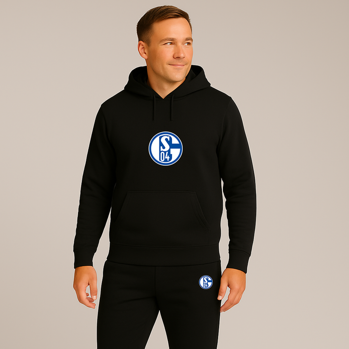 Men's Schalke 04 FC Hoodie Joggers Set