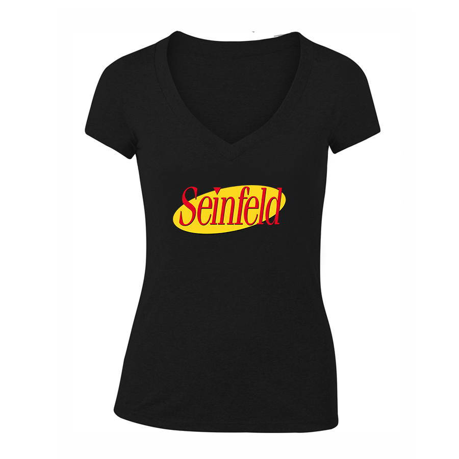 Women's Seinfeld Sitcom Show V-Neck T-Shirt