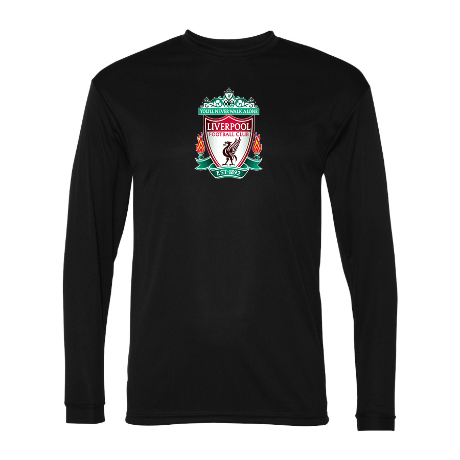 Men’s Liverpool Football Club Est.1892  Polyester Long Sleeve T-Shirt