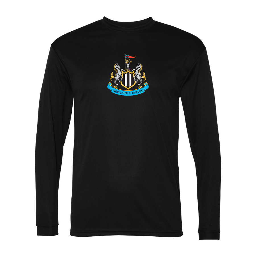 Men’s  Newcastle United FC    Polyester Long Sleeve T-Shirt