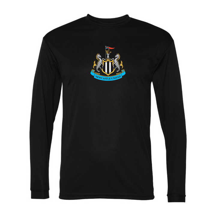Men’s  Newcastle United FC    Polyester Long Sleeve T-Shirt