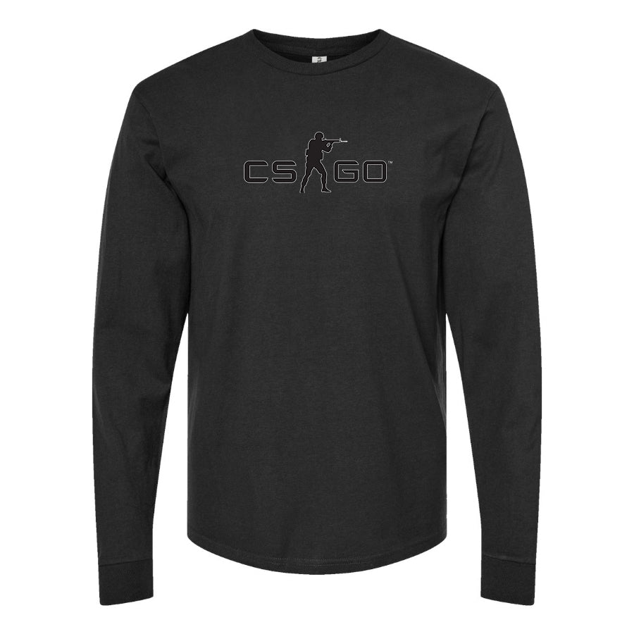 Men's Counter Strike GO Game Long Sleeve T-Shirt