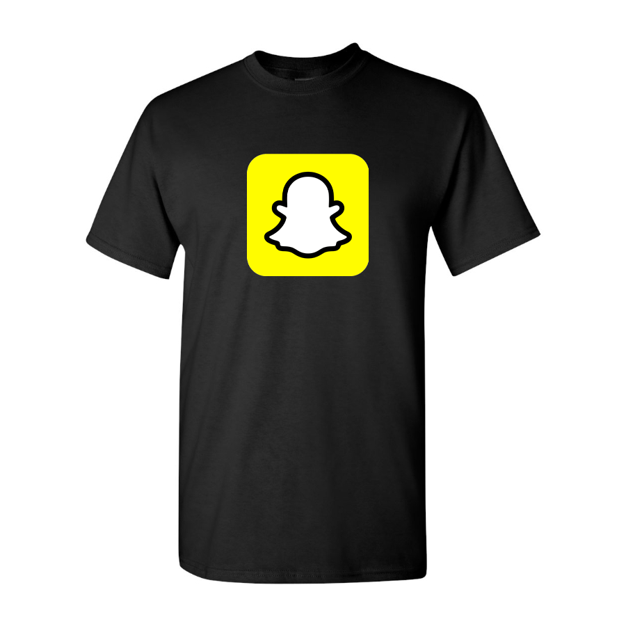 Men's Snapchat Social Cotton T-Shirt