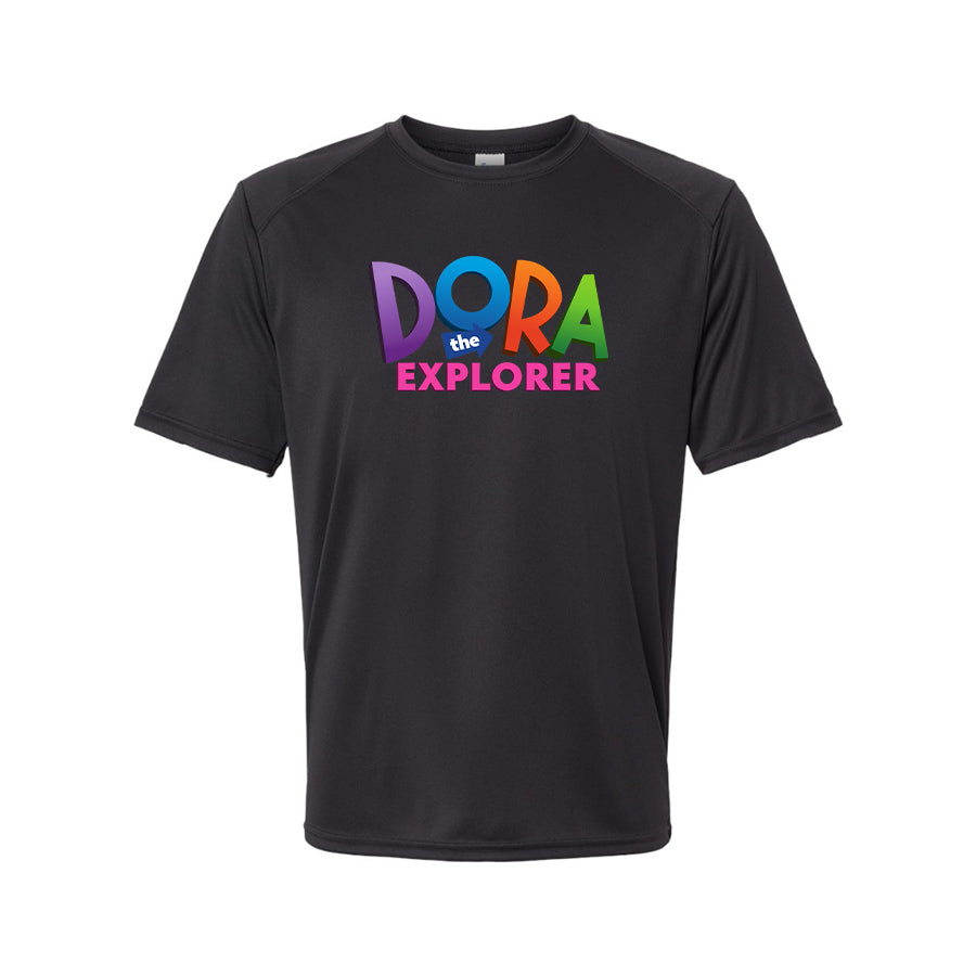 Men's Dora The Explorer Cartoon Performance T-Shirt