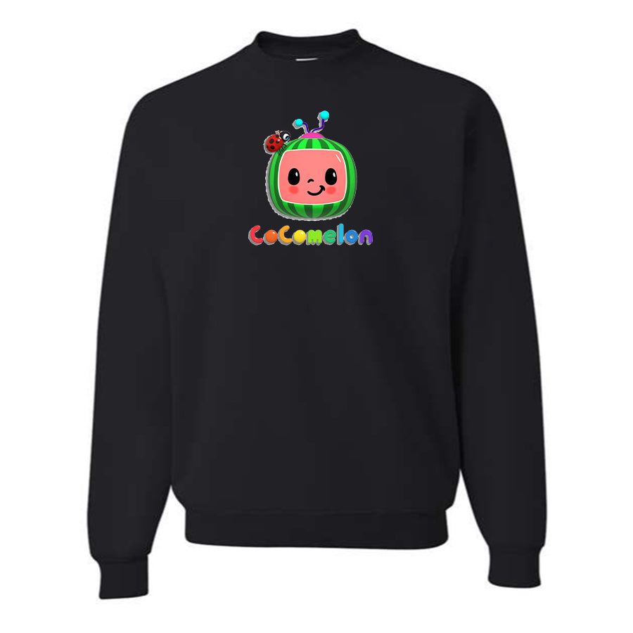 Men's Cocomelon Cartoon Crewneck Sweatshirt