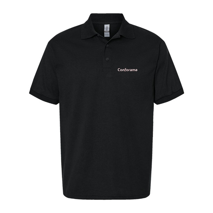 Men's Conforama Logo Dry Blend Polo - Black