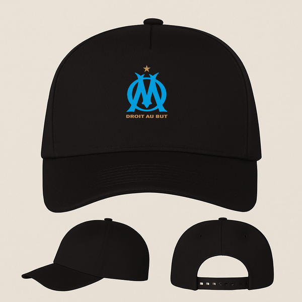 Olympique de Marseille FC Five Panel Twill Snapback Cap
