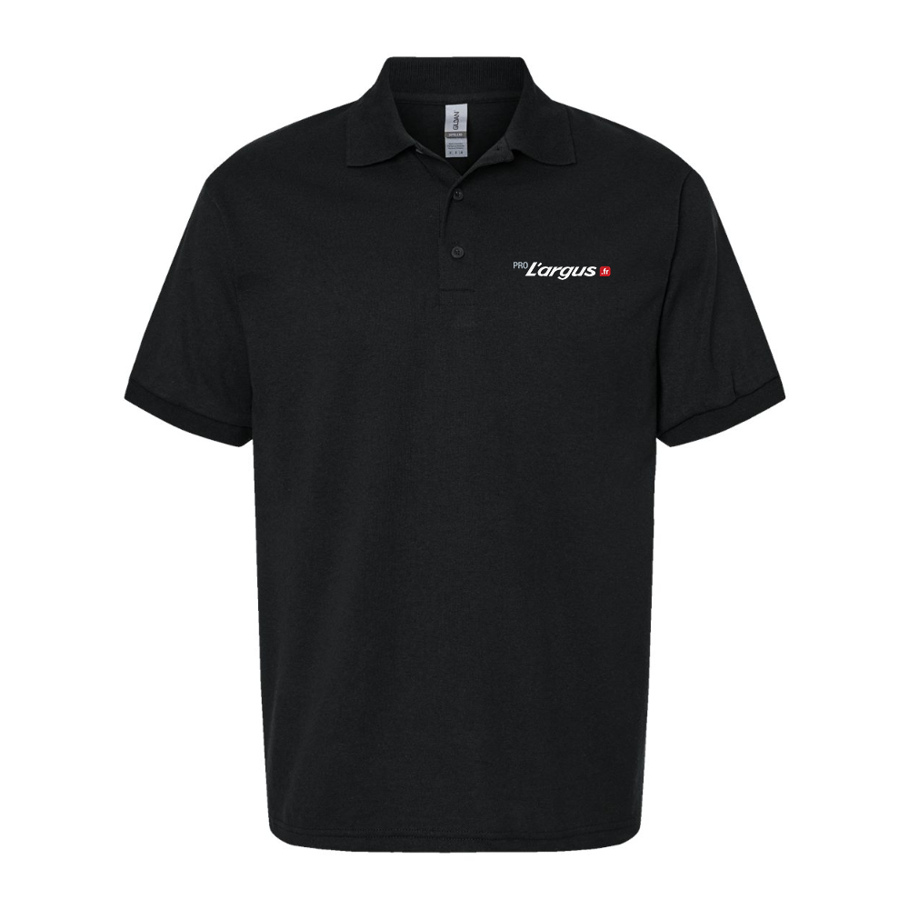 Men's Pro Largus Dry Blend Jersey Polo - Black