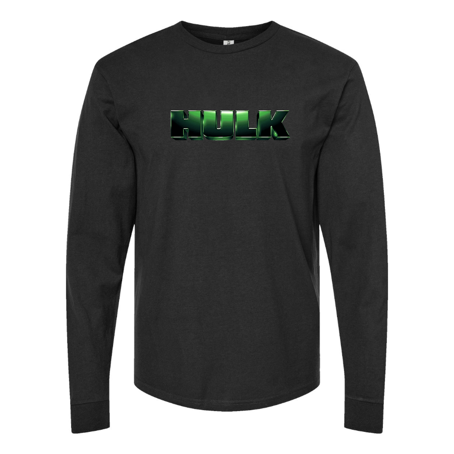 Men's The Hulk Marvel Superhero Long Sleeve T-Shirt