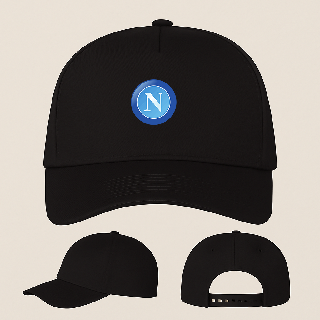Napoli FC Five Panel Twill Snapback Cap
