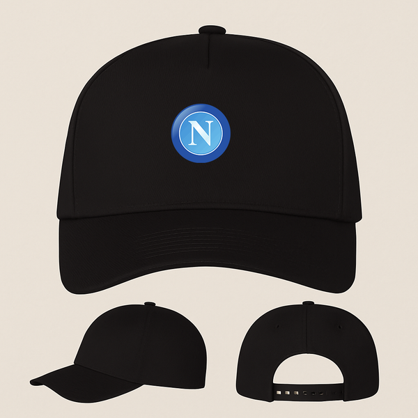 Napoli FC Five Panel Twill Snapback Cap