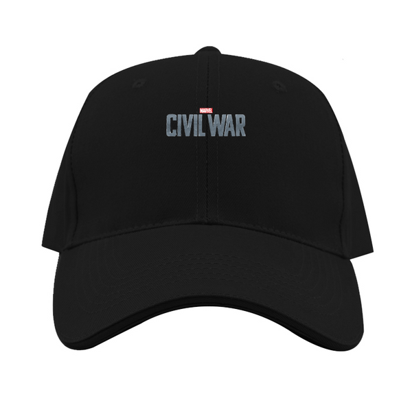 Marvel Civil War  Logo Dad Baseball Cap Hat