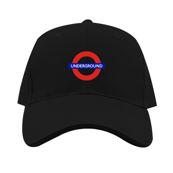 London Tube Logo  Dad Baseball Cap Hat