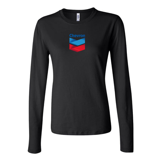 Women's Chevron gas Station  Long Sleeve T-Shirt