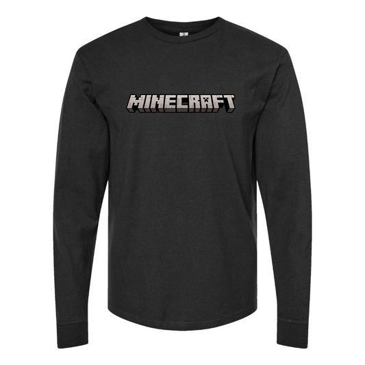 Men's Minecraft Game Long Sleeve T-Shirt
