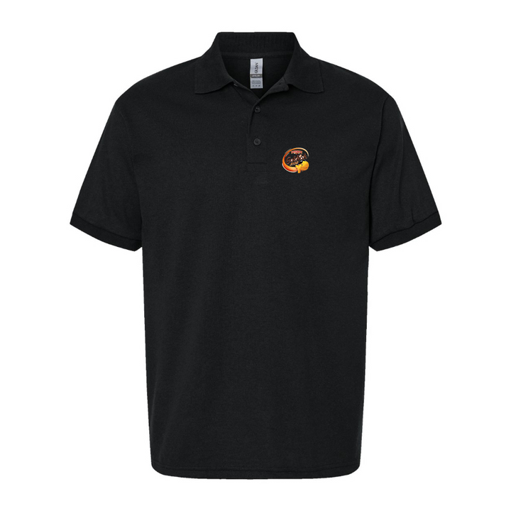 Men's Goldfish Logo Dry Blend Polo - Black