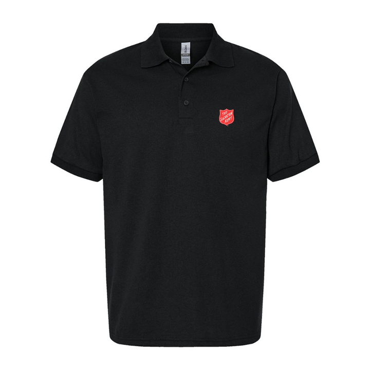 Men's The Salvation Army Dry Blend Jersey Polo - Black