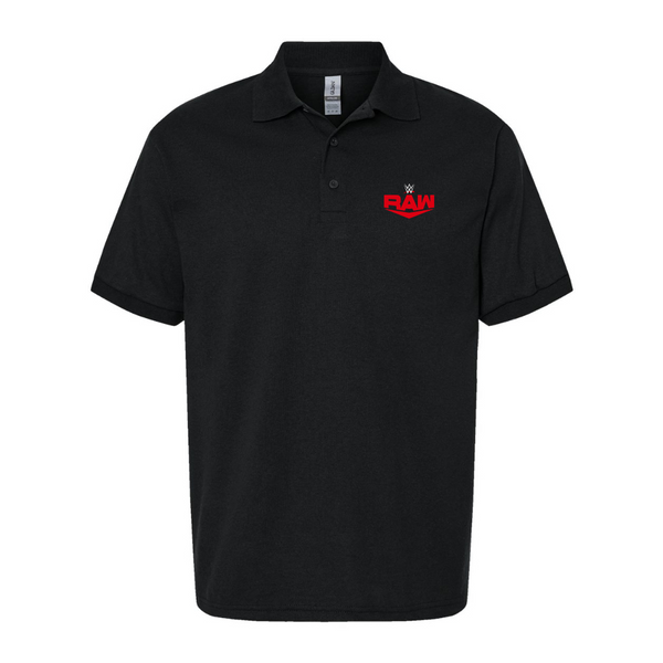 Men's  WWE Raw    Dry Blend Jersey Polo