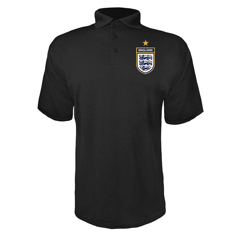 Men's England National Soccer Team  Polyester Polo