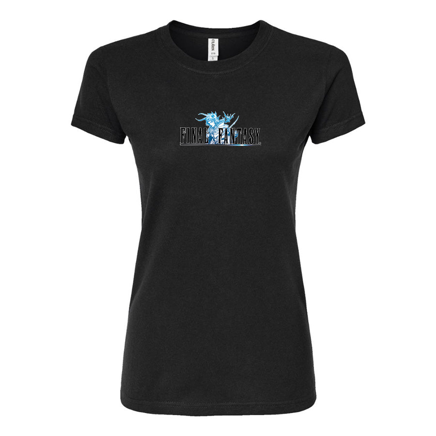 Women's Final Fantasy Game Round Neck T-Shirt