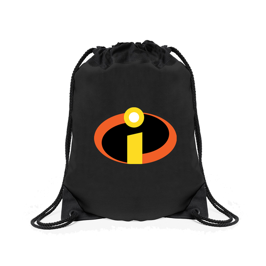 The Incredibles Cartoon Drawstring Bag