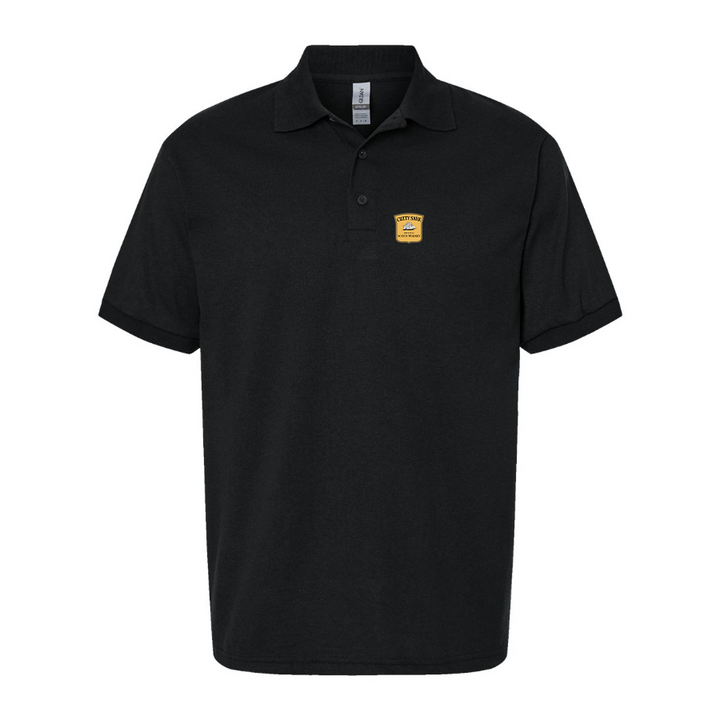 Men's Cutty Sark Logo Dry Blend Polo - Black